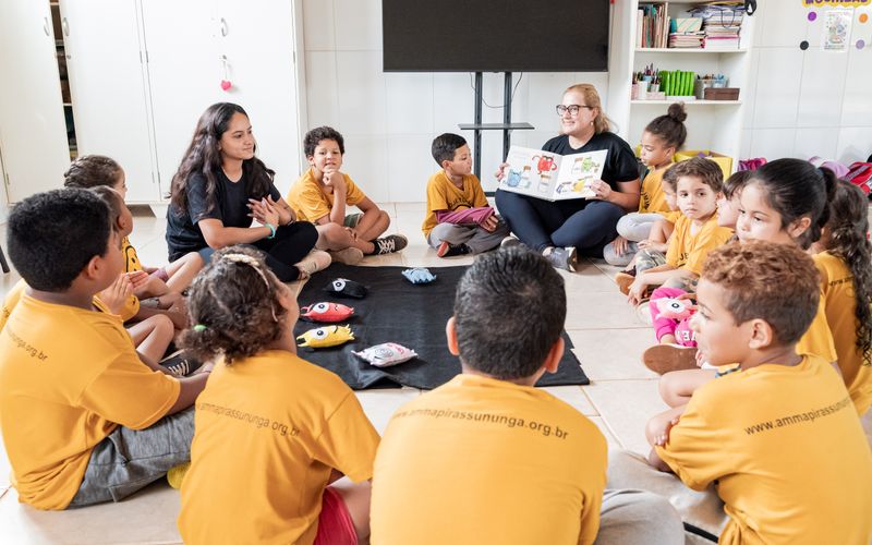 Salas de Atividades do Projeto AMMA